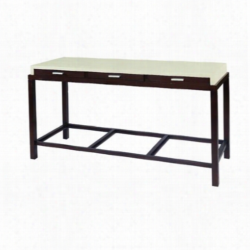 Allan Copley Designs 3403-0 3spats 3 Drawer Rectangular Consolr Table In Espresso