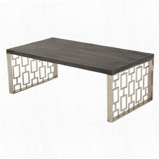 Armen Living Lcskcoblmt Skyline C Offee Table In Charcoal