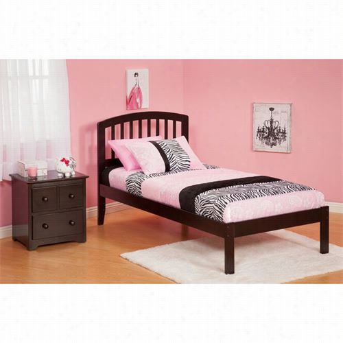 Atlantic Furniture Ar883100 Richmo Nd Fulll Bed With Open Foot Rail