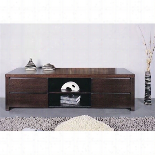 Beverly Hills Furniture Milan-tv~stand Milan 4 Drawers Tv Stand In Wenge