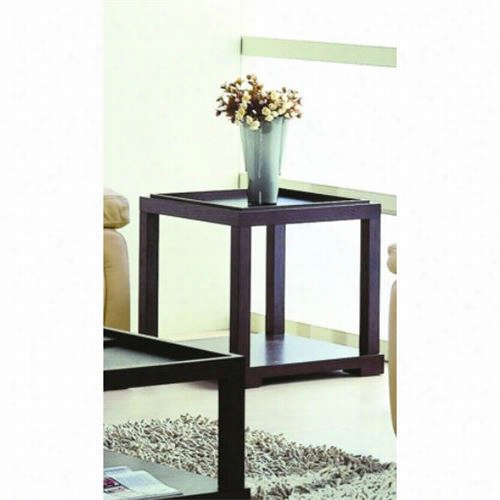 Beverly Hills Appendages Parson-endd-table Parson End Table In Wenge