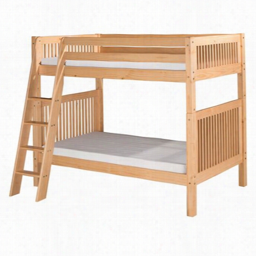 Camaflexi C91 Twin Bunk Bed In The Opinion Of Mission Headboard And Angle Ladder