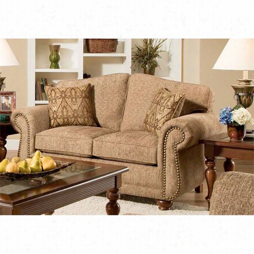Chelsea Home Furniture 186002-2350-fyc Carmella Loveseat In Forever Young Camel