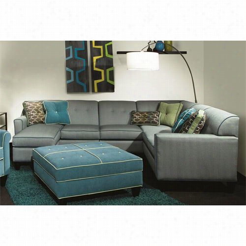 Chelsea Home Furniture 278000a~sec Tiffany 3 Ppiece Sectional Wih Chaise Ottomzn