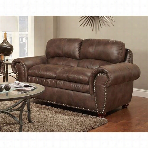 Chels Ea Home Furniture 471450-l-pe Santa Fe Padre Espresso Loveseat