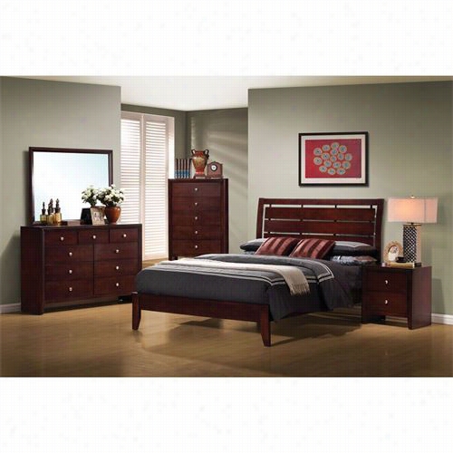 Coaster Furniture2 01971f Serenity Full Bed In Rich Merlot