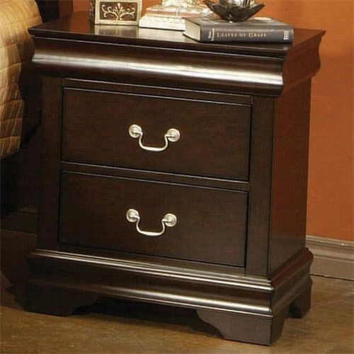 Coaster Furniture 203982n Louis Philppe 2 Drawers Night Stand In Cappuccino