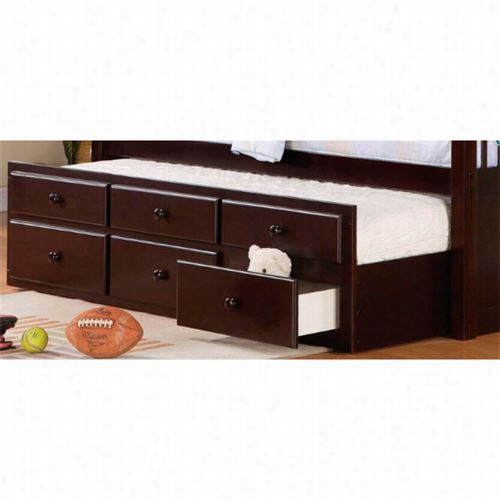 Coaste Rfurniutree 460074 Loga Nbeds Trundle Through  Storage In Cap Puccino