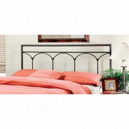 Hillsdale Furniture 1092-5700 Mckenzie Quen Headboardin Brown Steel - Rails Not Included