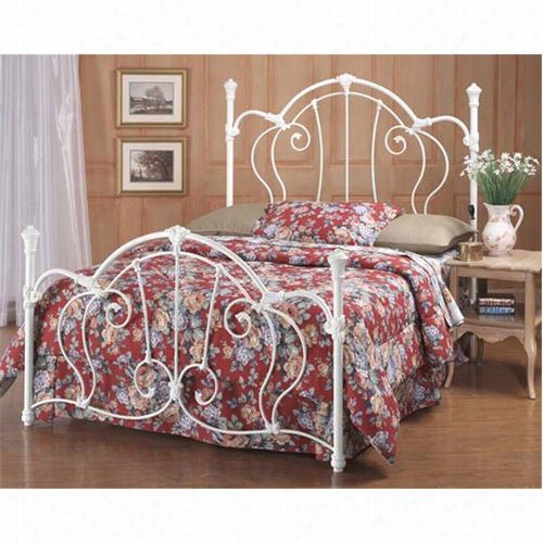 Hillsdalle Furniture 381-500 Cherie Queen Bed Set In Ivory - Rails Not Included