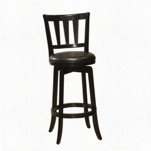 Hillsdale Furniture 4478-830 Prresque Isle Swivel Barstool In Black