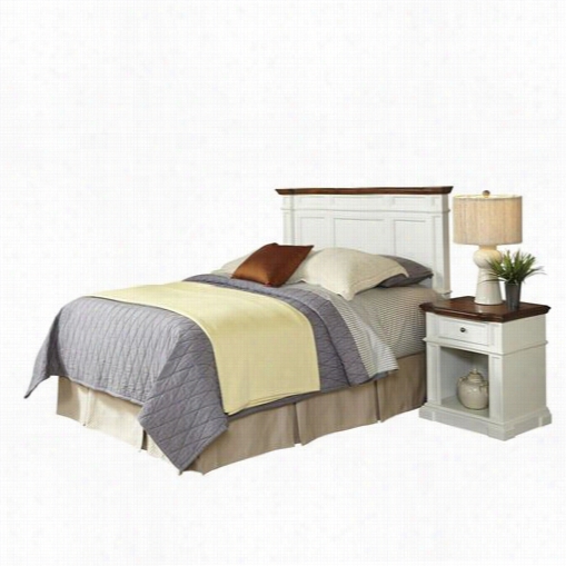 Home Styles 5002-501 Ammericana Queen/full Headboaard And Night Stand