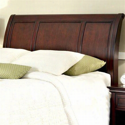 Home Styles 5537-501 Lafayette Queen/quite Sleigh Headboard In Rich Cherry