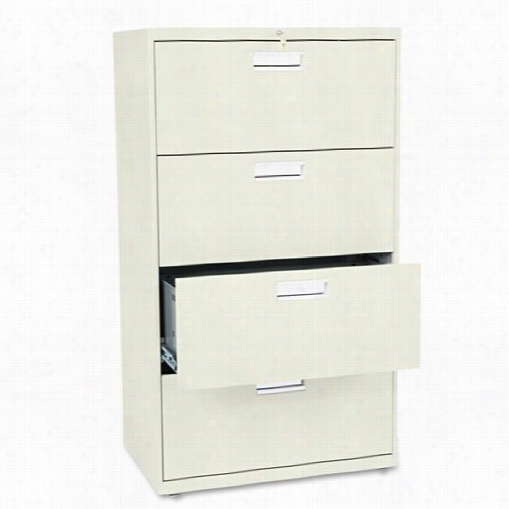 Hon Industries Hon674l 600 Series 30"" 4 Drawers Lateral Rasp