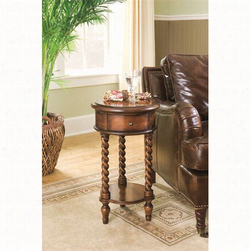 Hooker Furniture 500-50-7002 14"& Quot; Inlay Top Round Accent Table