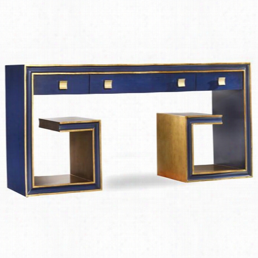 Hooker Furniture 638-85192 Melange Greek  Key Console In Blue