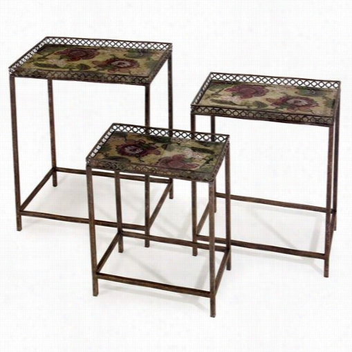 Imax Worldwide 12204-3 Maniera Nesting Table Set Of 3