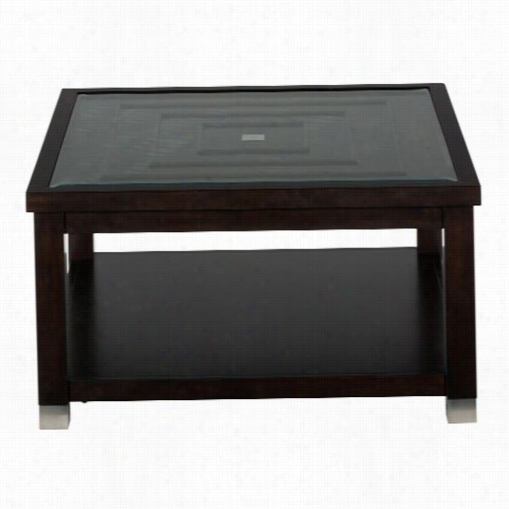 Jofarn 884-2  Warren Square Cocktail Table With Gglass Top