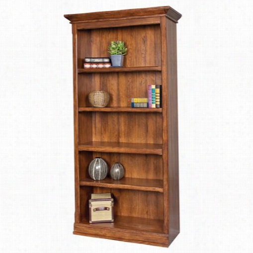 Kathy Ireland Home By Martin Impl4078 Portland Loft Bookcase In Clove