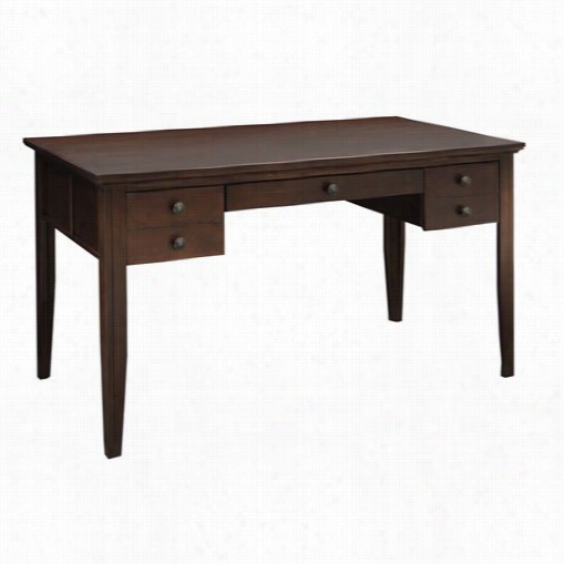 Legends Furniture Bw6210.dnc Brentwood 54&quo;" Desk In Danish Cherry