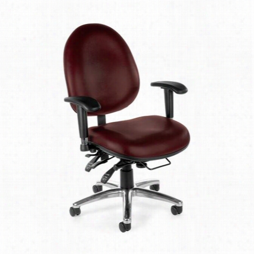 Ofm 247-va 24-hour Big And Tall Anti-microbial/anti-bacterial Vinyl Computer Task Chair