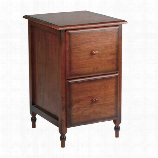 Osp Designs Kh30 Knob Hill File Filing Cabinet In Antique Cherry