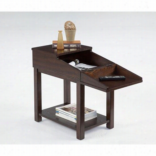 Progressive Furniutre P300-65 Transitional Chairsdie Table In Poplar/birch  Veneee R