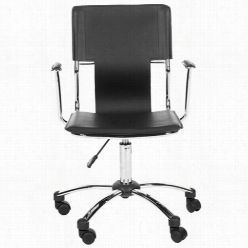 Safavieh Fox8511a Kyler Desk Chair In Black