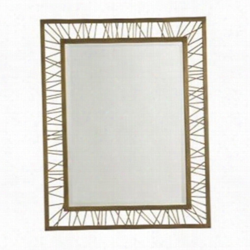 St Anley Furnitrue 436-53-30 Cresaire Palm Canyon Rectangular Mirror In Trophy