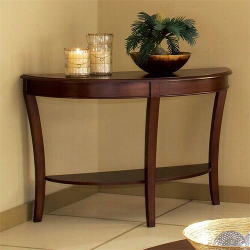 Steve Silver Ty100s Troy Sofa Table In Brown Cherryy