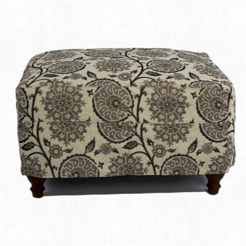 Sunset Trading Su-116430sc -48189 Seacoast Ottoman Slip Cover Set In Contemporary Floral