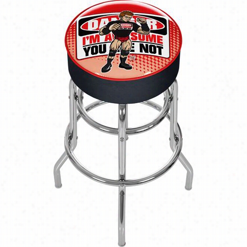 Trademark Internal Wwee1000-mz-k Wwe Kids The Miz Padded Bar Stool