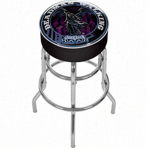 Trademark Home Wwe0100-ut Wwe Undertaker Padded Bar Stool