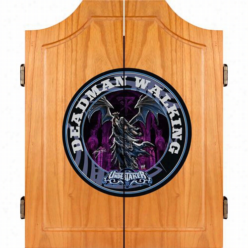 Trademark Home Wwe7000-ut Wwe Undertaker Dart Cabinet Set