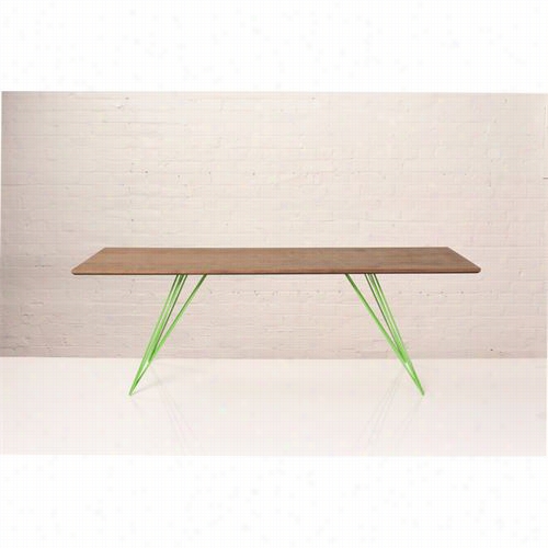 Tronk Design Wil_cof_wal_thin_rec_gn Williams Small Thin Rectangle Coffee Table