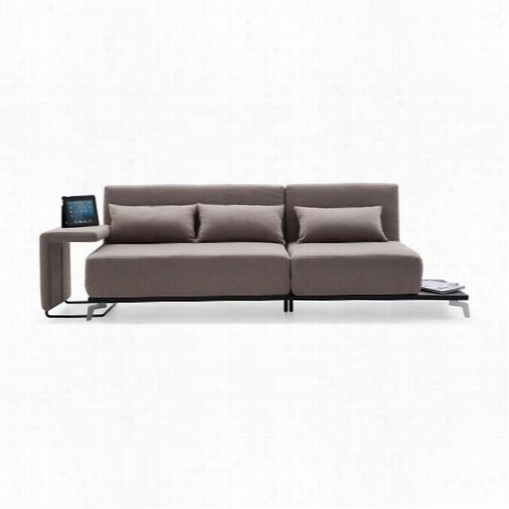 Vig Furinture Vgidjh033-a Divani Casa Fairview Fabric Sofa Bed In Brown