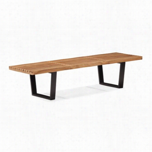 Zuo 500112 Heywood Triple Bench In Naturla