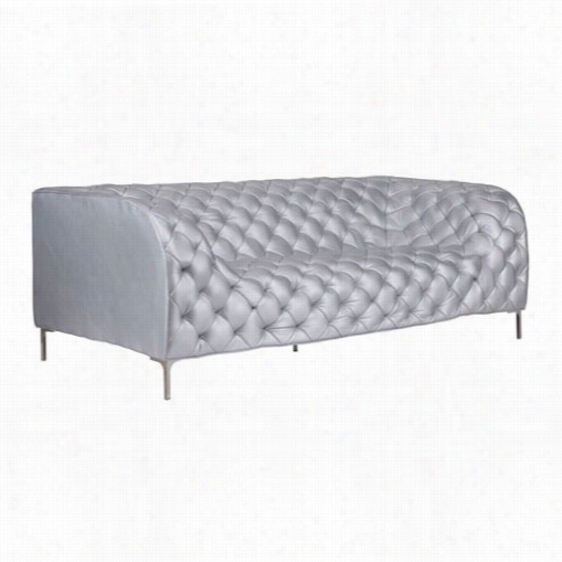 Zuo 900278 Providecns Sofa In Silver