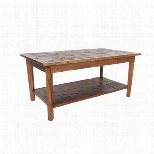 Alaterre Arva1120 Revive Reclaimed  Coffee Table In Natural Oak