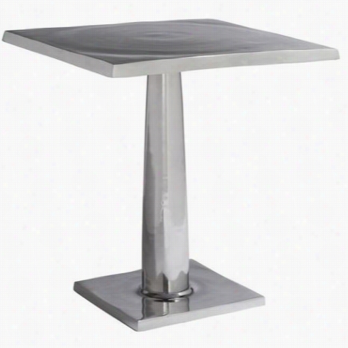 Allan Copley Designs 12201-02 Surina Square End Table In Cast Aluminum