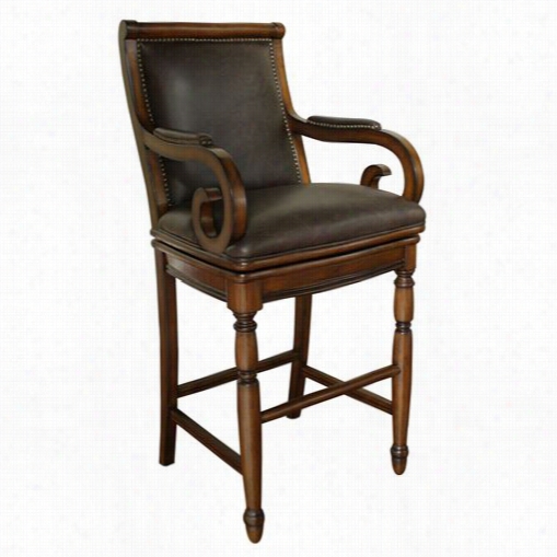 Ameridan Heritage 130889cany Braxton Bar Elevation Chair In Anyon