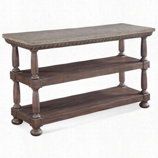 Bassett Mirror 2904-590b-tec Worthington Console Table In Dusted Tobacco