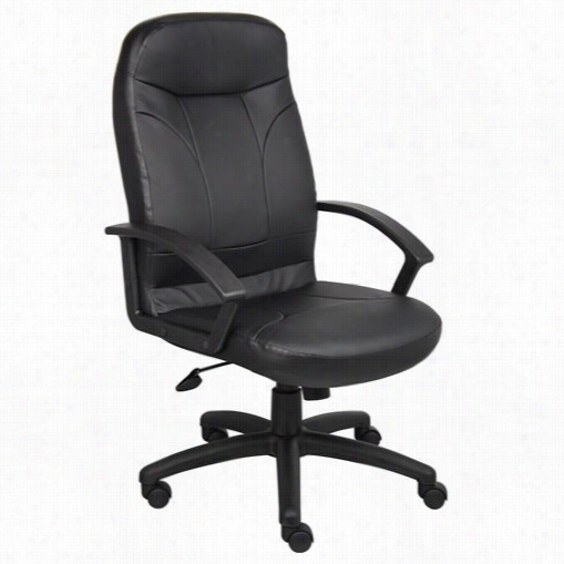 Boss Office Products B84 01 High Back Leatherplus Chair