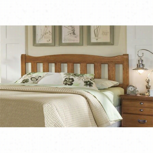 Carolina Furniture 387460 Creek Sise King Slat Headboard In Autumn Oak