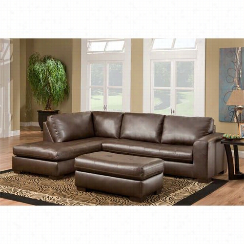 Chelsea Home Fu Rniture 181230-11235-8801-sec-acc Almeda Sectional Left Chaise In Apolol Chocolate