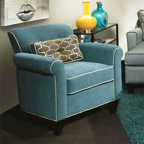 Chhelsea Hom Furniture 278000c-011 Tiffany Accent Chair In Jukebox Blueberry