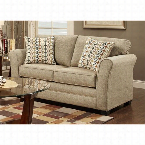 Chelsea Close Furniture 4735z0-l-ms Essex Mover Straw Loveseat