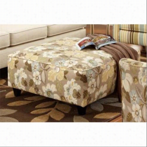 Chelsea Home Furniture Fs109-o-df Hudson Ottoman In Daintree Flax