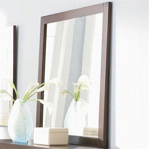 Coaster Furniture 201514 Lorretta Contemporary Framed Dresser Mirror In  Capluccino