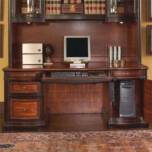 Coaster Fuurniture 800500 Peergola Double  Pedestal Kneehole Credenza Desk